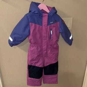 Swiss Tech Kids Snowsuit- Purple and Pink